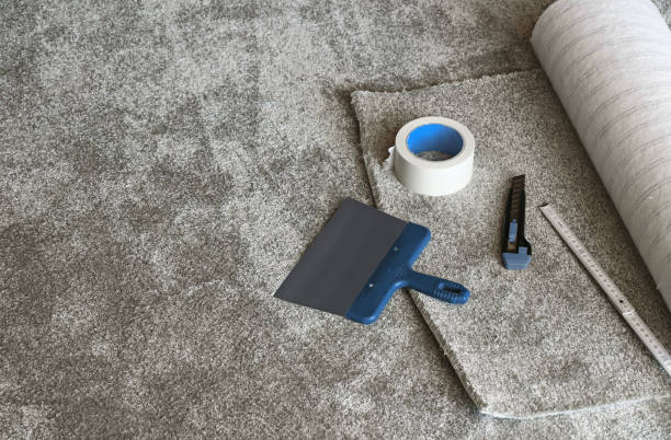 Laying of a new carpet